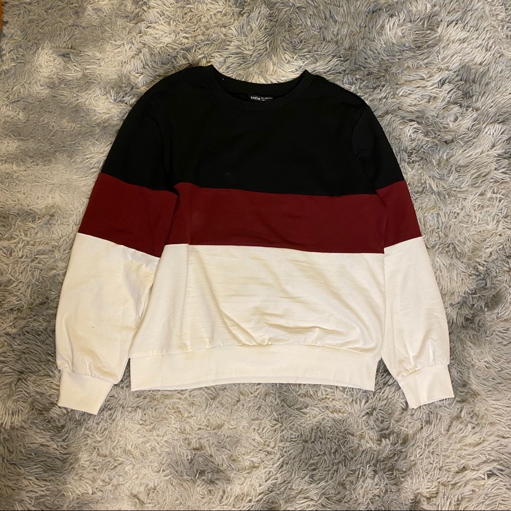 Color Block Lightweight Sweatshirt - Picture 2 of 2